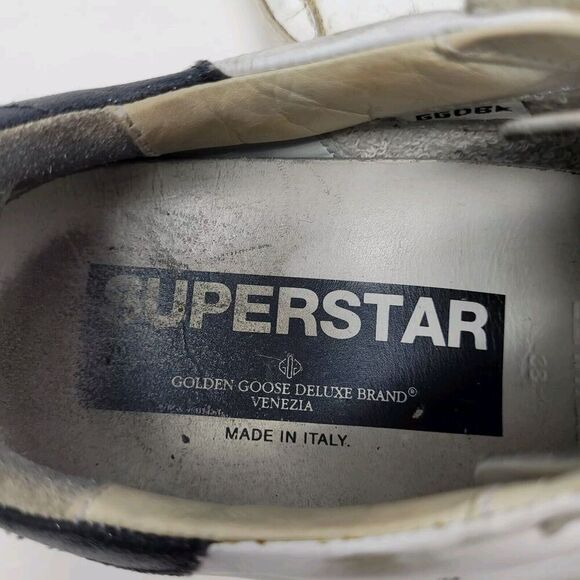 Golden Goose Shoes Womens EU38 US8 Deluxe Brand Super Star Low Top Sneakers - Picture 11 of 13